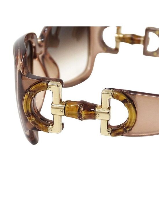 Gucci Sunglasses Bamboo Brown Pink S Gradient Summer Eyewear main image 11